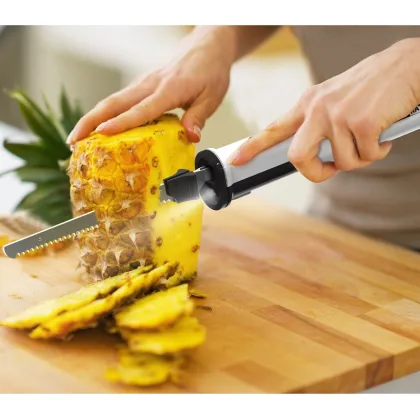 High Frequency Powered Knife - OEM ODM Stainless Steel 8V Rechargeable Electric Meat Cutting Knife