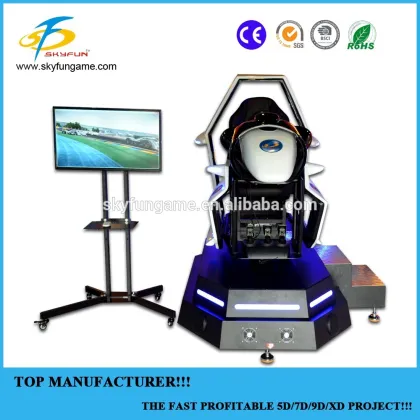 Car racing game machine equipment realistic racing competition simulator