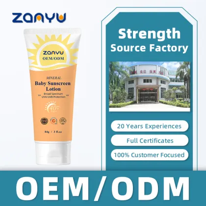 Private Label Kids SPF 40+ Sunscreen Lotion - 100% Premium Mineral Sun Protection Cream