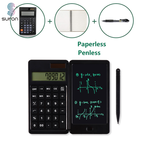 Suron Scientific Calculator with Erasable LCD