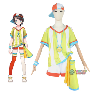 Hololive Vtuber Oozora Subaru Cheer Cosplay Costume