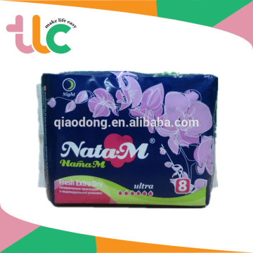 TLC Cheap Price Max Absorbency Ultrathin Winged Sanitary Napkin