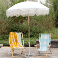 무료 로고 목재 기둥 캔버스 방수 안뜰 수영장 선 정원 해변 야외 파라솔 우산과 술