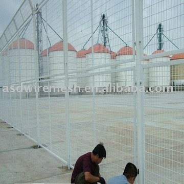 Temporary fence to secure construction sites/residential housing sites