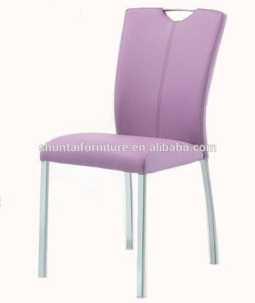 Elegant modern PVC cheap Milano dining chair