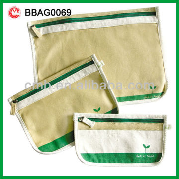 cotton fabric document bag
