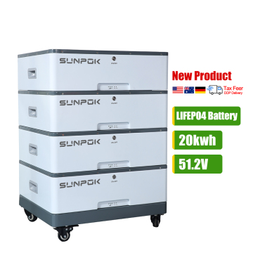 Stackable 48V 100AH Lithium Ion Battery Packs for Solar Energy Storage: Customizable Options for 10KW, 15KWH, and 20KW Systems