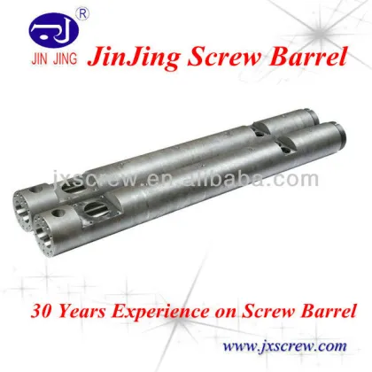 Battenfeld Extruder Partof screw and barrel