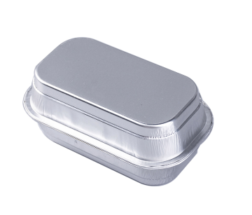 Smooth wall airline aluminium foil containers coated