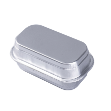 Smooth wall airline aluminium foil containers coated