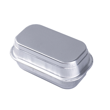 Smooth wall airline aluminium foil containers coated