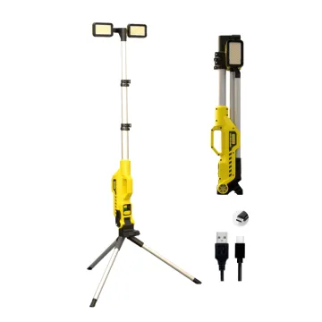 New 8000LM High-Powered Inspection: USB Rechargeable LED Tripod Work Light