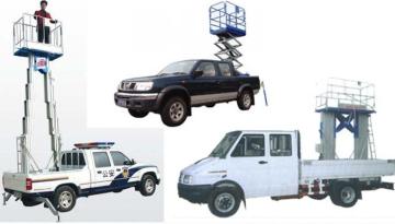 Vehicle moving lift platform