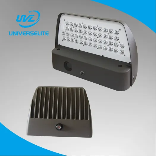 Aluminum outdoor led wall light IP65 60w-120w ETL UL DLC led wall pack light