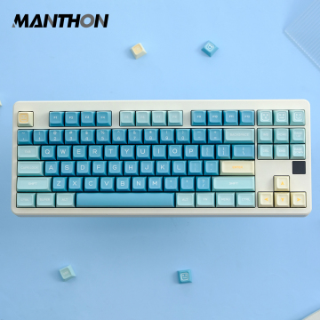 160 Keys GMK Sea Salt Lemon PBT Double Shot SA Profile Keycap Set for MX Switch Mechanical Keyboards
