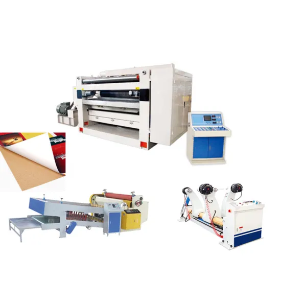 ZHENHUA DW Electric Boil Steam Heating E F N Flute Fingerless Single Facer Corrugator Machine