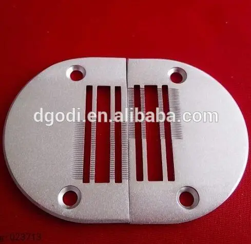 china sewing machine spare parts of clear anodized aluminum plate