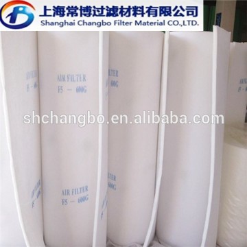 Synthetic fiber air filter cotton/spray booth intake air filter roll
