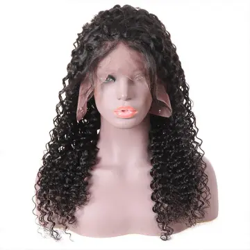 Virgin Brazilian Jerry Kinky Curl Human Hair Lace Front Wig HD Lace Wigs Deep Water Natural Wave Human Hair Wigs