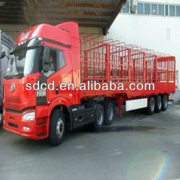 selling 3 axles grid semi trailer