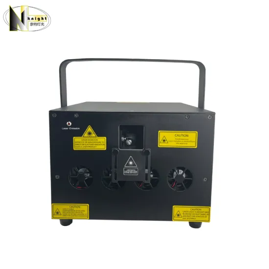 Waterproof FB4 QS Outdoor RGB Laser Text Projection System Software