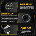 Angel Eyes 7 Inch Round Led Motorcycle Headlights