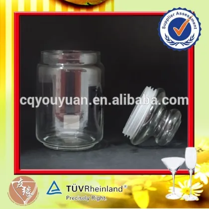 Promotion sealed wide mouth glass jar for different food