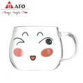 200 ml Bouteille en verre d'eau de yogourt kawaii tasse de lait