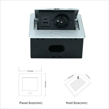 Brush Multi-functional Desktop Socket
