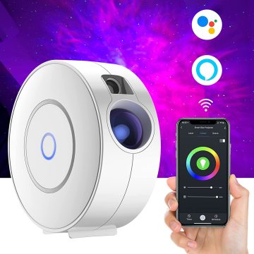 Tuya Smart Night Light: Ocean Starry Projector with Alexa Voice Control