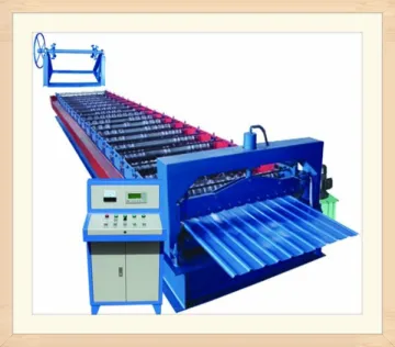 Arch steel ppgi roof tile machine