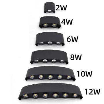 Modern Bracket Light: Indoor Aluminum Sconce and Outdoor Waterproof LED Wall Lamp
