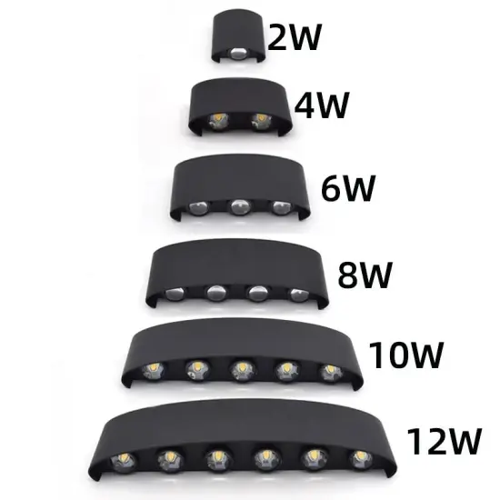 Modern Bracket Light: Indoor Aluminum Sconce and Outdoor Waterproof LED Wall Lamp