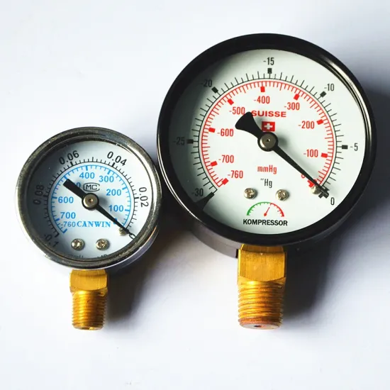 vacuum pump pressure gauge hot sale