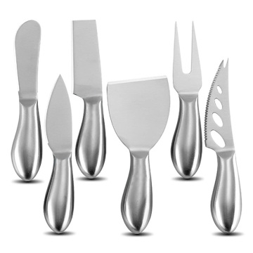 Online Hot Sale: Professional Customize Logo Stainless Steel Cutter Set - Cheese Knife Tools with Gift Box
