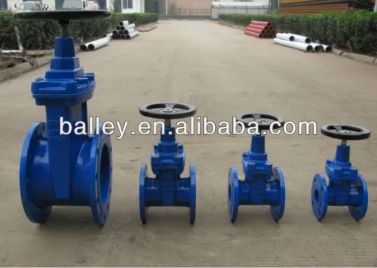 DN150 resilient seat gate valve PN10/16 BS516/DIN 3352