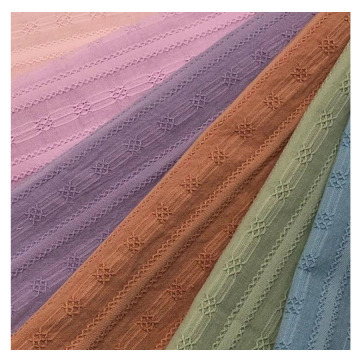 Factory Outlet Breathable Cotton Jacquard Fabric Manufacturers for Clothing