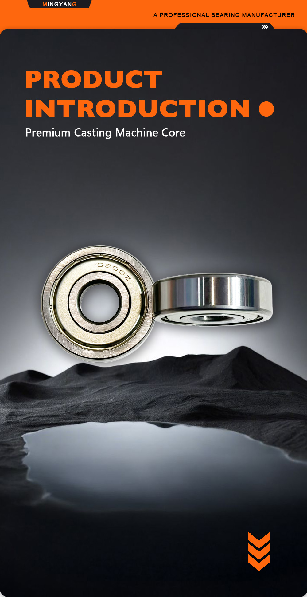 6200 ZZ Pre‑Greased General‑Purpose Ball Bearing x