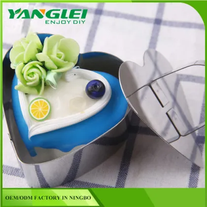 Heart Shaped DIY Stainless Steel Small Mousse Ring Lamy Cheese Cake Mold CN