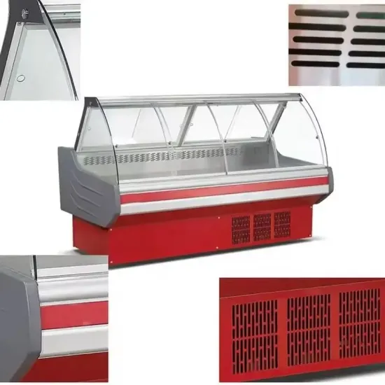 Large Capacity Meat Metal Freezer Meat Display Refrigerator Fridge