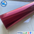 High quality customizable translucent red PVC film