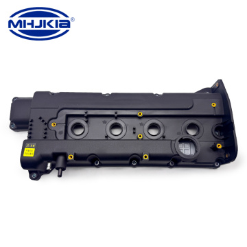 MHJKIA 22410-23100 Black Plastic Engine Rocker Valve Cover for Hyundai Elantra Tiburon Tucson Kia Spectra 2.0L 2004-2010 ﻿