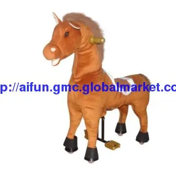 kid ride on horse toy