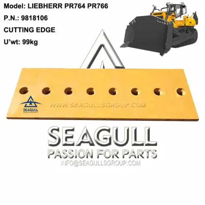 Cutting Edge Grader Blade for Liebherr PR754 and PR756 Dozers