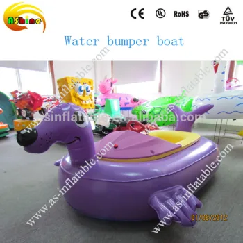 Promotion Inflatable electric motor bumper boat for kids water playing game