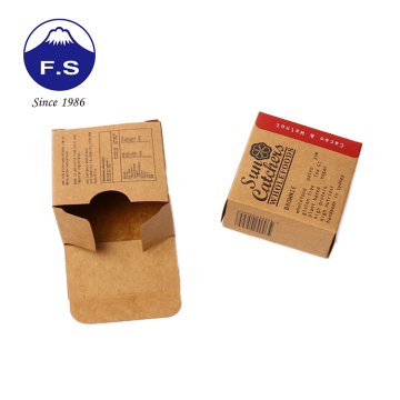 Farbdrucklogos Elegant Tuck Packaging Kraft Box