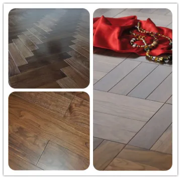 natural solid black walnut parquet flooring