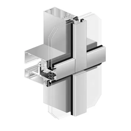 Thermal Break Aluminum Profile Glass Curtain Wall