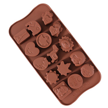 Djurformad silikonchokladgummiform