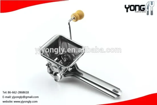 High end hot sale new product stainless steel manual cheese grater -- Crank Tools - 1 Drum